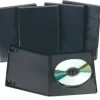 CAJA DVD Q-CONNECT -CON INTERIOR NEGRO -PACK DE 5 UNIDADES