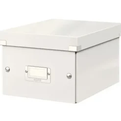 CAJA PARA ALMACENAMIENTO LEITZ CLICK&STORE UNIVERSAL PEQUEÑA 216X160X282 MM BLANCO