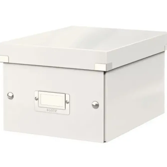 CAJA PARA ALMACENAMIENTO LEITZ CLICK&STORE UNIVERSAL PEQUEÑA 216X160X282 MM BLANCO