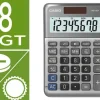 CALCULADORA CASIO MS-80F SOBREMESA 8 DIGITOS TAX +/- COLOR PLATA