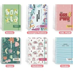 CAMPUS AGENDA ESCOLAR. 24/25 CAMPUS A6+ DIA PAGINA TAPA POLIPROPILENO