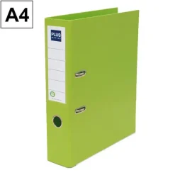 CAMPUS ARCHIVADOR PLUS A4 LOMO ANCHO V.LIMA E3R A4 VD.LIM MAK180739