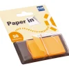 CAMPUS BANDERITAS PAPER-IN 25X45 NARANJA 50U 45547O MAK001651