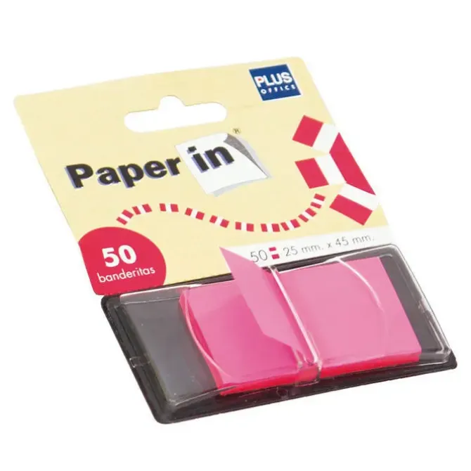 CAMPUS BANDERITAS PAPER-IN 25X45 ROSA 50UD 45547P MAK001640