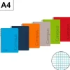 CAMPUS BLOC A4 120 HOJAS CUADRO 4MM TAPA PLASTICO PP 90GR CN 4MM COLOR 002767 MAK002767