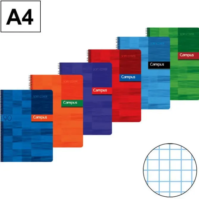 CAMPUS BLOC A4 80/H T.BASICA 90G CN 4MM 002361 MAK002361