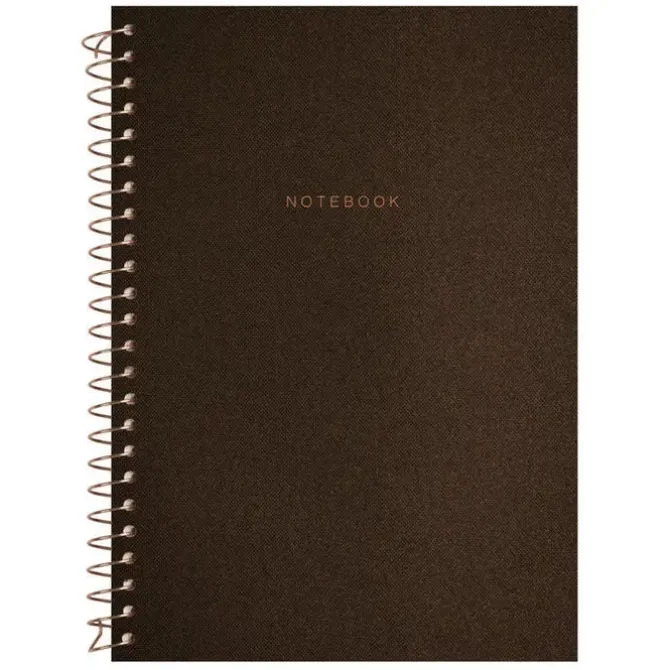 CAMPUS BLOC A5 80H T.DURA 100GR TELA MARRON JS15155-BW MAK002521