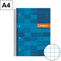 CAMPUS BLOC A4 80H T.EXTD 90G PERF CN5MM AZL 002304-AZUL MAK002304