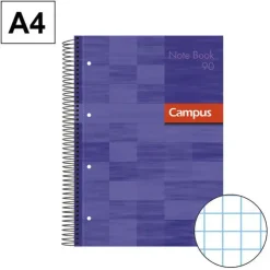 CAMPUS BLOC A4 80H T.EXTD 90G PERF CN5MM VIO 002302-VIOLET MAK002302