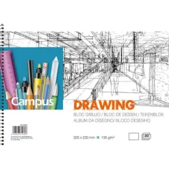 CAMPUS BLOC ARTE LUXE CAMPUS A4 ESP-RECUADRO 001706-26- MAK600283