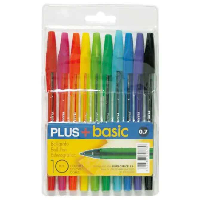 CAMPUS BOLIGRAFO PLUS + BASIC /BOLSA 10COL PLUS BASIC BL MAK080829