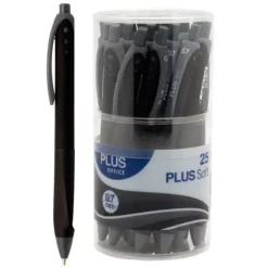CAMPUS BOLIGRAFO PLUS SOFT 2 NEGRO BR9003-BK MAK081101