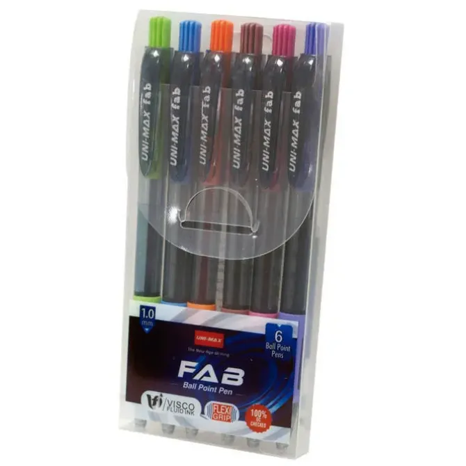CAMPUS BOLIGRAFO UNIMAX FAB SURTIDO /BL.6UD 081017 MAK081017