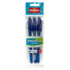 CAMPUS BOLIGRAFO UNIMAX TRIO AZUL /BOLSA 3UD 081006 MAK081006