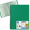 CAMPUS CARPETA 30 FUNDAS PLUS MUELLE WIRE VERDE 13461-30 VERD MAK180619