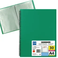 CAMPUS CARPETA 30 FUNDAS PLUS MUELLE WIRE VERDE 13461-30 VERD MAK180619