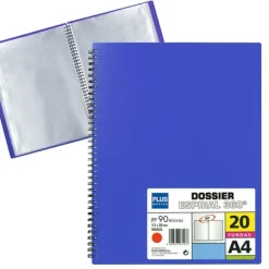 CAMPUS CARPETA 20 FUNDAS PLUS MUELLE WIRE AZUL 13461-20 AZUL MAK180616