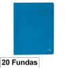 CAMPUS CARPETA 20 FUNDAS PLUS A4 ECO AZUL EF-20-BL MAK180652
