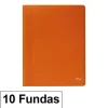 CAMPUS CARPETA 10 FUNDAS PLUS A4 ECO NARANJA EF-10-OR MAK180650