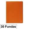 CAMPUS CARPETA 30 FUNDAS PLUS A4 ECO NARANJA EF-30-OR MAK180658