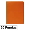 CAMPUS CARPETA 20 FUNDAS PLUS A4 ECO NARANJA EF-20-OR MAK180654