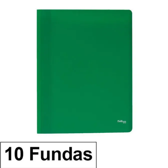 CAMPUS CARPETA 10 FUNDAS PLUS A4 ECO VERDE EF-10-GN MAK180651