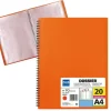 CAMPUS CARPETA 20 FUNDAS PLUS MUELLE WIRE 20F NARANJA 13461-20 NARA MAK180613