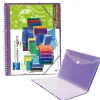 CAMPUS CARPETA 20 FUNDAS PLUS ESPIRAL CON GOMA VIOLETA + SOBRE SCB20-VL MAK181034