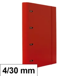 CAMPUS CARPETA CARTON PLUS 4A/30 RECAM. ROJO 209282 MAK209282