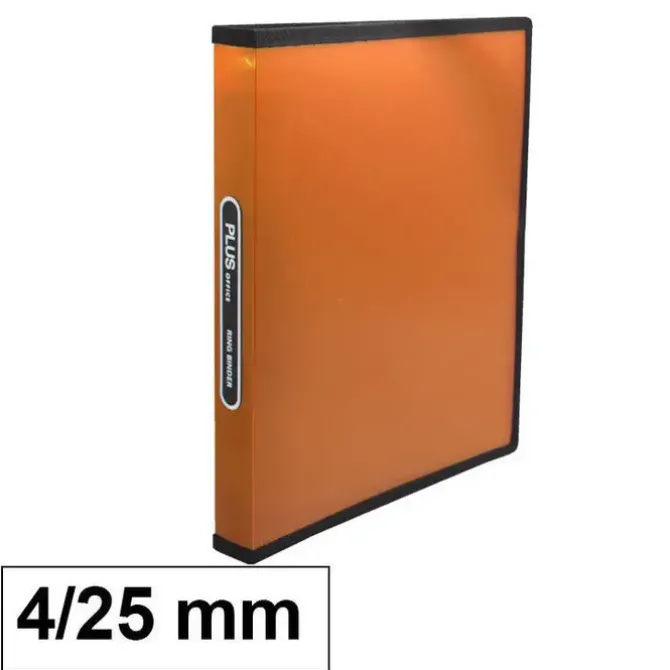 CAMPUS CARPETA PP PLUS A4 4A/25 NARANJA RAY. 649-57 ORANGE MAK180836