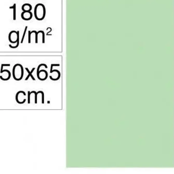 CAMPUS CARTULINA CAMPUS 50X65 180G VERDE MANZANA MAK630486