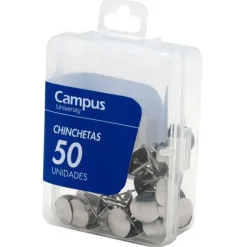 CAMPUS CHINCHETAS CAMPUS CROMADAS /50UD 22/50 MAK040343