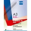 CAMPUS CUBIERTA PLUS PVC A3 0,15MM TRAN/100U CA3-CLEAR MAK220139