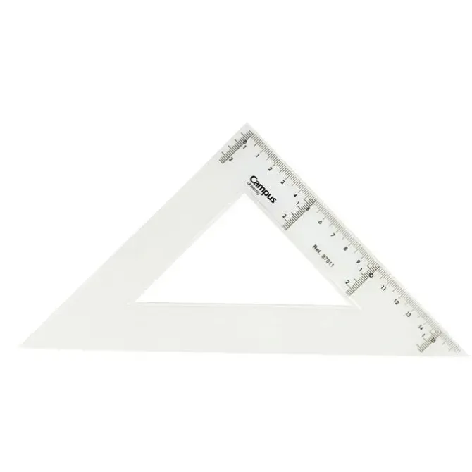 CAMPUS ESCUADRA CAMPUS PLASTICO 25CM 902199 MAK600030