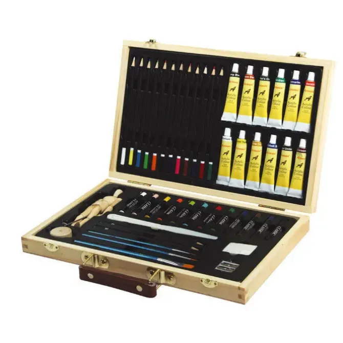 CAMPUS ESTUCHE DIBUJO MAKRO PAPER 44 PIEZAS HBX-41 MAK630559