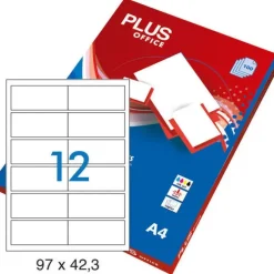 CAMPUS ETIQUETAS PLUS A4 97X42,3 100H 002365 MAK002365