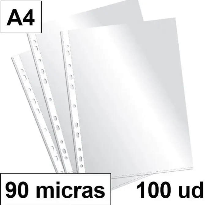 CAMPUS FUNDA MULT.PLUS A4 90MC CRIST.100F 11199 MAK180276