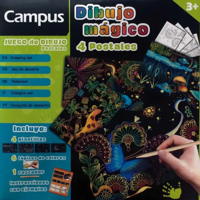 CAMPUS LAMINAS DIBUJO MAGICO CAMPUS POSTALES CH1324 MAK630688