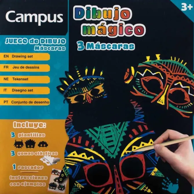 CAMPUS LAMINAS DIBUJO MAGICO CAMPUS MASCARAS CH1320 MAK630687