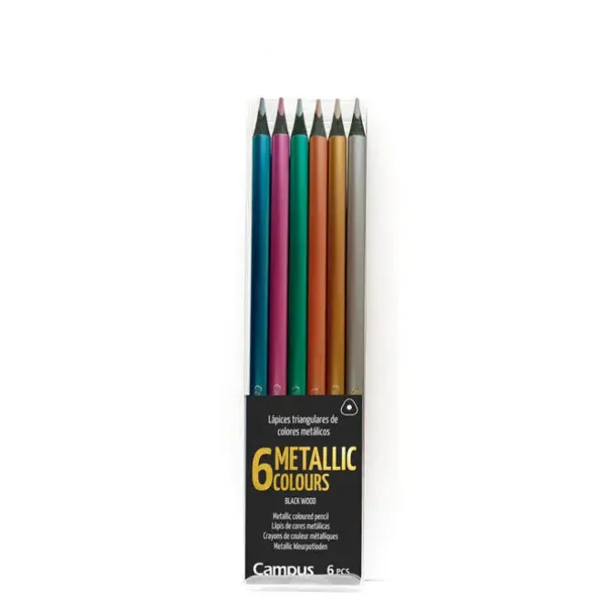CAMPUS LAPICES CAMPUS TRIANG. METALLIC /6UD MKP5120B-6TP MAK080562