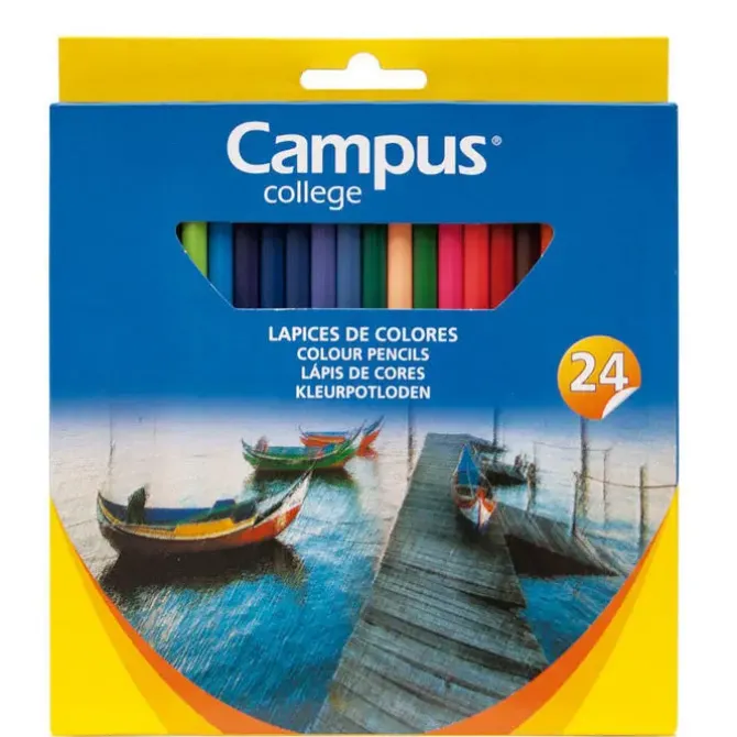 CAMPUS LAPICES COLORES CAMPUS HEXAGON.24COL 24 COLORES MAK630480