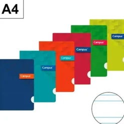 CAMPUS LIBRETA A4 GRAPADA 48H PP 90GR PT 2,5 002555 MAK002555
