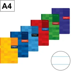 CAMPUS LIBRETA A4 GRAPADA 48H 90GR HN 48H A4 90G HN MAK002150