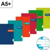 CAMPUS LIBRETA A5+ PAUTA VIA 4MM GRAPADA 48 HOJAS 90GR.TAPA PP POLIPROPILENO MELA 4MM 002754 MAK002754