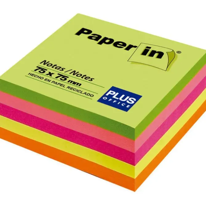 CAMPUS NOTA ADH.PAPER-IN 75X75 300H NEON 30386 MAK001629