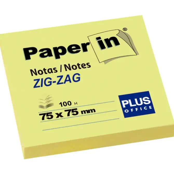 CAMPUS NOTA ADH.PAPER-IN 75X75 ZIG-ZAG AMARI 30300 ZIGZAG MAK001835