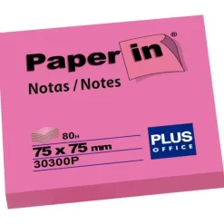 CAMPUS NOTA ADH.PAPER-IN 75X75 80H ROSA NEON 30300P MAK001210