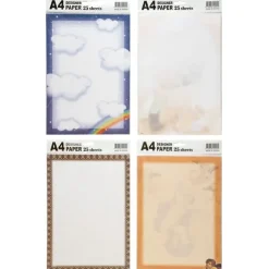 CAMPUS PAPEL A4 4DISEÑOS SURT. 80G/BLIST.25H CP/A4 MAK001580