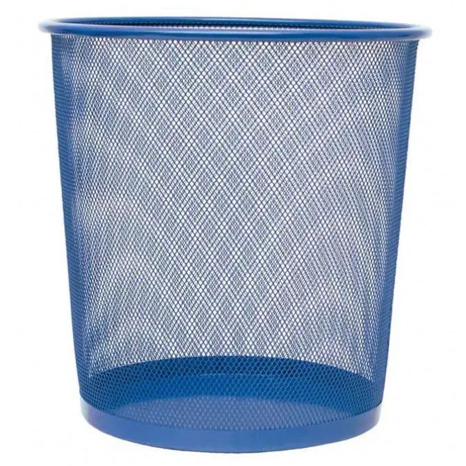 CAMPUS PAPELERA PLUS METAL PEQUEÑA REJI.AZUL JS5002-BL MAK040573