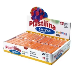 CAMPUS PLASTILINA CAMPUS PEQUEÑA 60G NARANJA PO-1440-24OR MAK630629